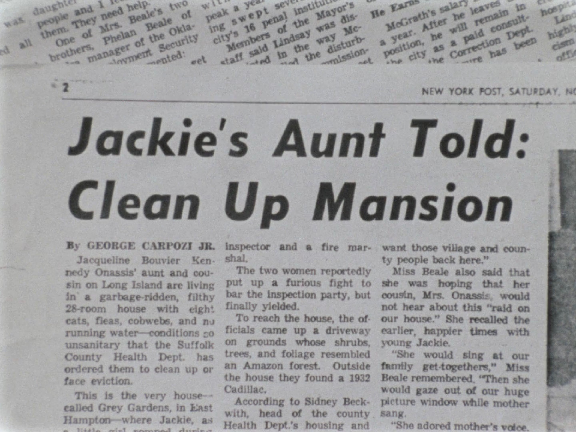 Grey Gardens scene 2